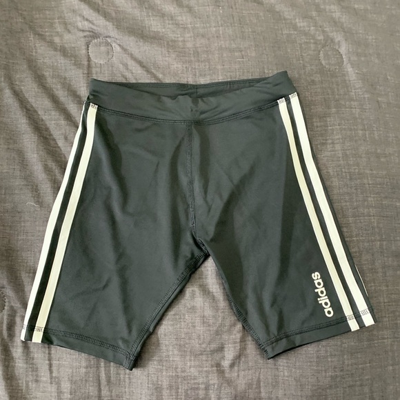 Gray adidas biker shorts Clearance